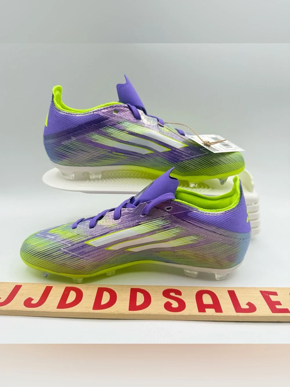 Adidas F50 Elite FG Purple Rush Lucid Lemon JH7714 Soccer Cleats Youth Size 3